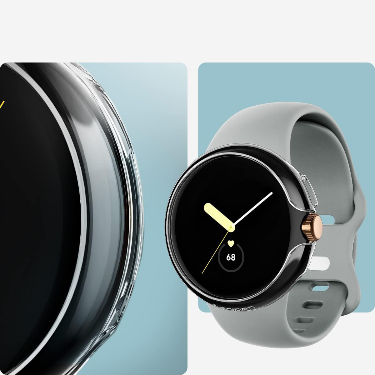 Etui Spigen Thin Fit do Pixel Watch, przezroczyste